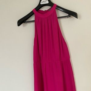 Fuchsia short Halter dress size M